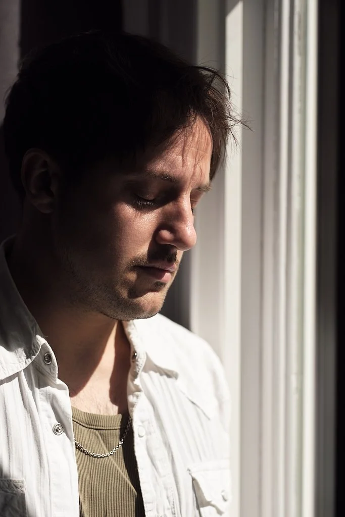 Headshot for London based actor Tom.  Photo by Laurence Taylor, London.