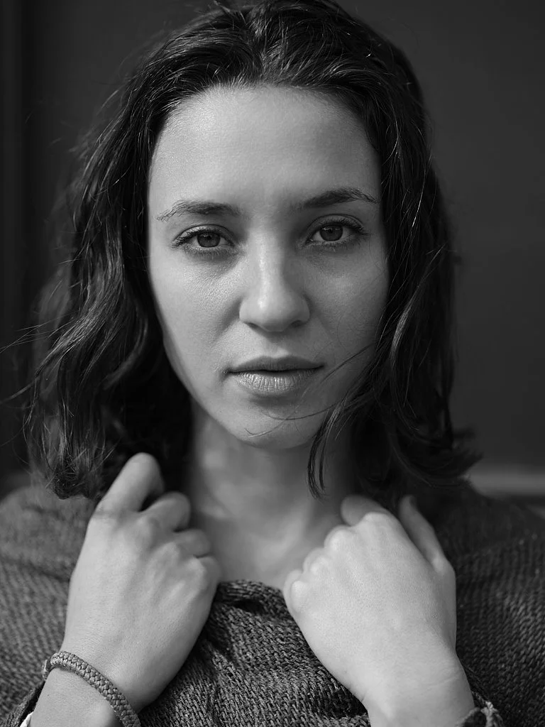 Headshot for London based model Chala. Photo by Laurence Taylor, London.