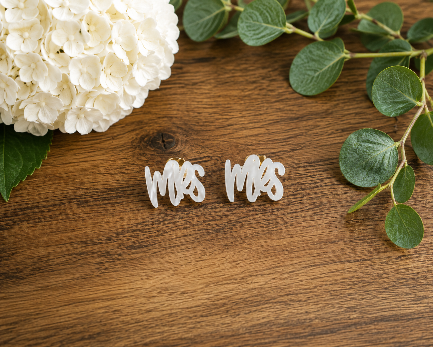 Mrs Stud Earrings