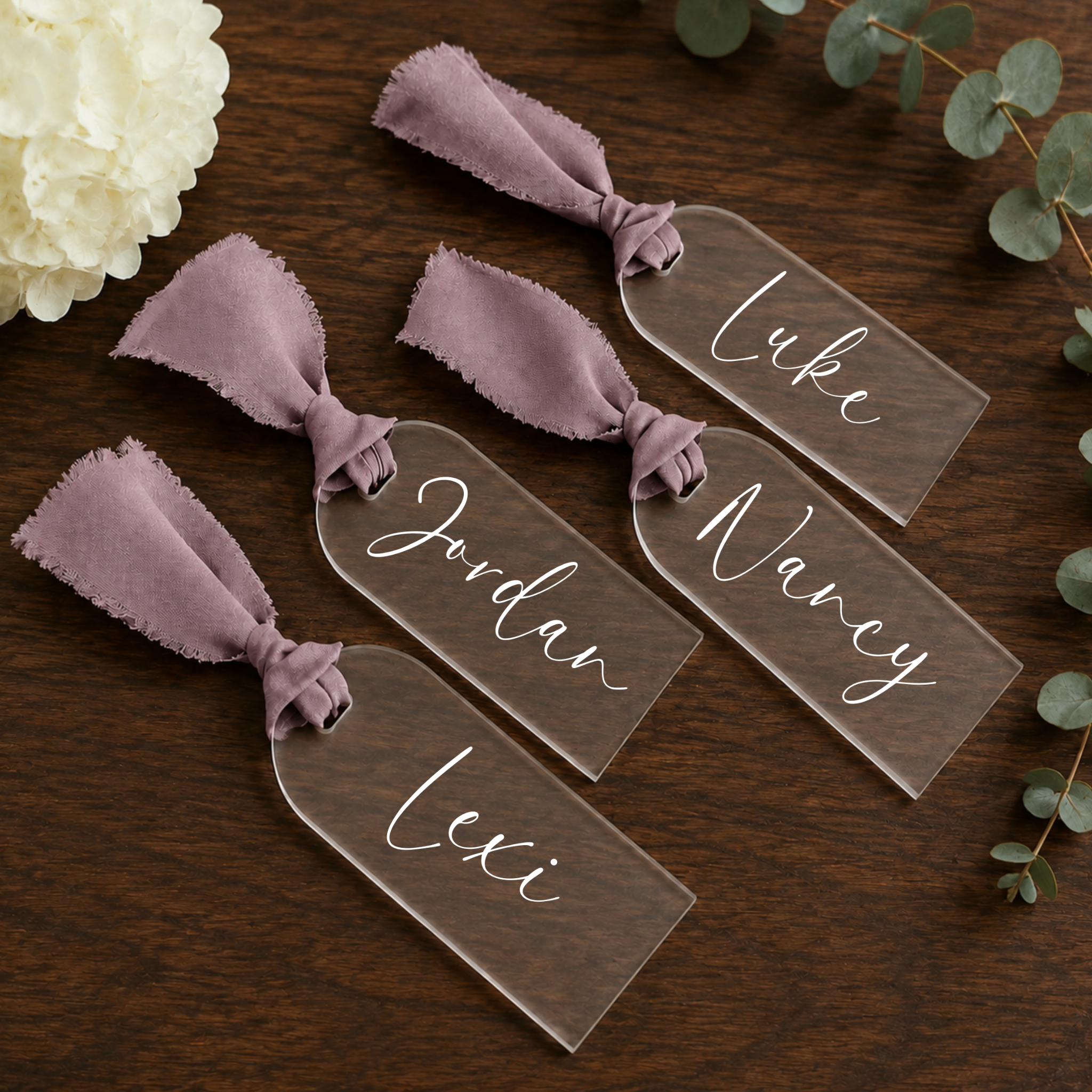 Personalized Acrylic Place Cards