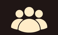 Icon of three people grouped together