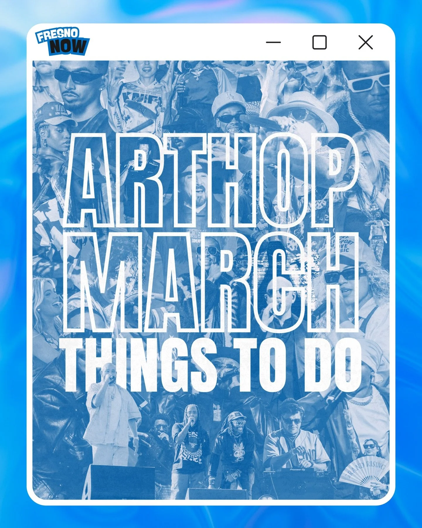Yoo Fresno‼️🎨ArtHop is Happening TODAY‼️

Fulton Street comes alive with live art, music, food trucks, vendors, and performances from 5-11PM.

#ArtHop #DowntownFresno #FresnoEvents #FresnoNow