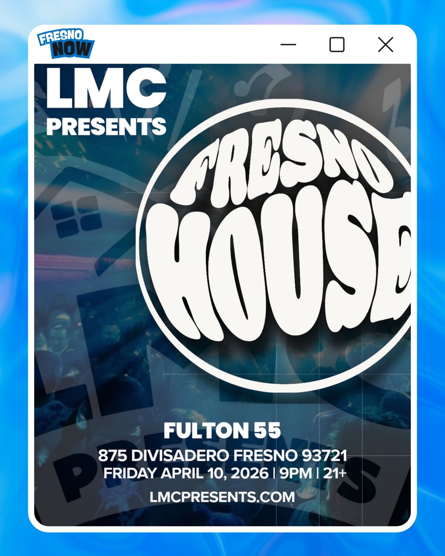 Yoo Fresno‼️Get ready for a night dedicated to the Fresno House sound and the community that keeps it alive‼️ 🏠🎧

This one isn&rsquo;t about headliners&mdash;it&rsquo;s about the energy we create together on the dance floor. The LMC Family will be 