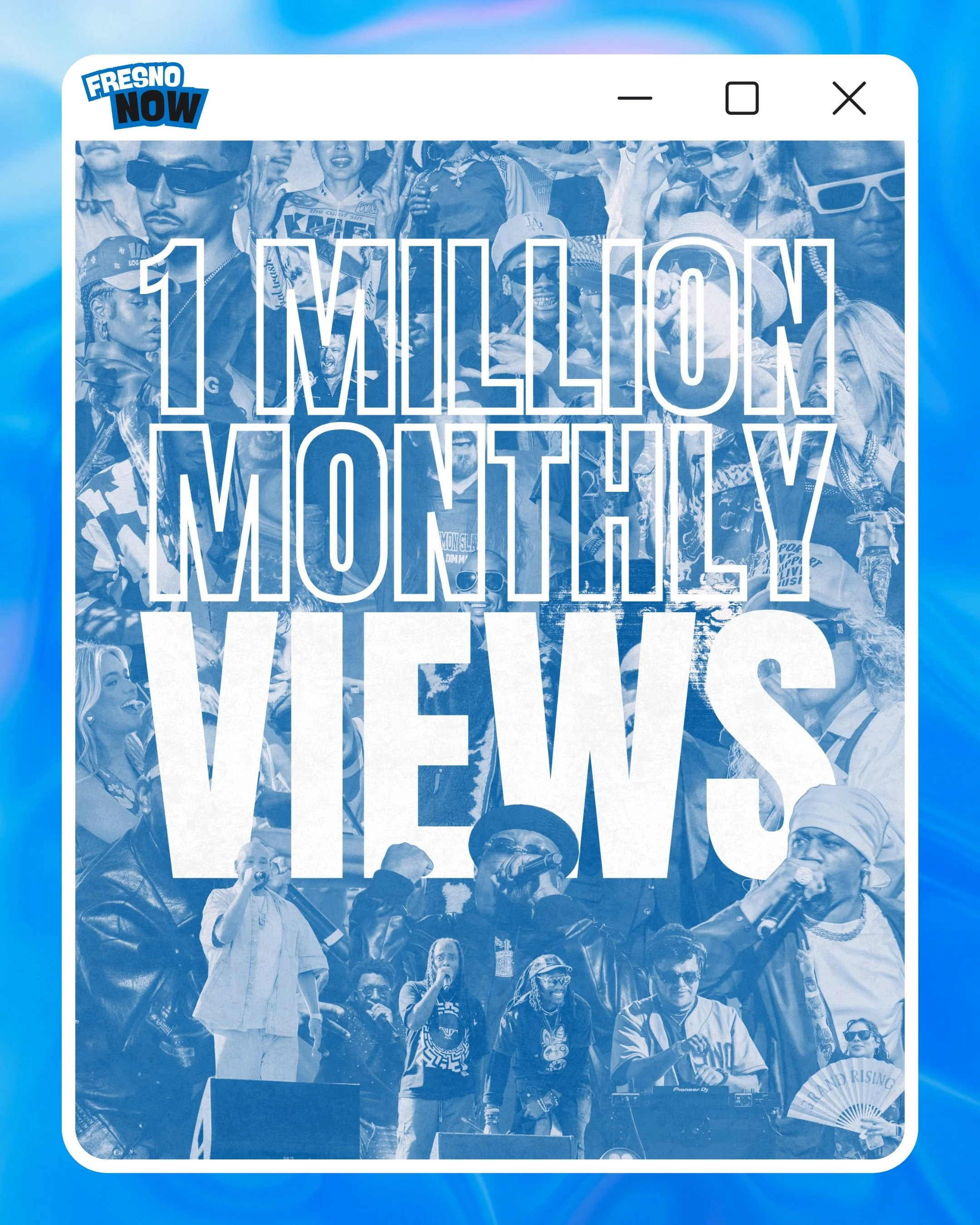 Yoo Fresno‼️We Just Hit A Massive Milestone Because Of YOU‼️📈🔥

Our community is officially moving at a different level. Fresno Now has reached 1,000,000 monthly views!This is more than just a number; it&rsquo;s a testament to the energy, culture, 