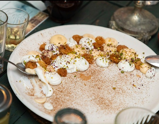 Deconstructed Ekmek kataïfi