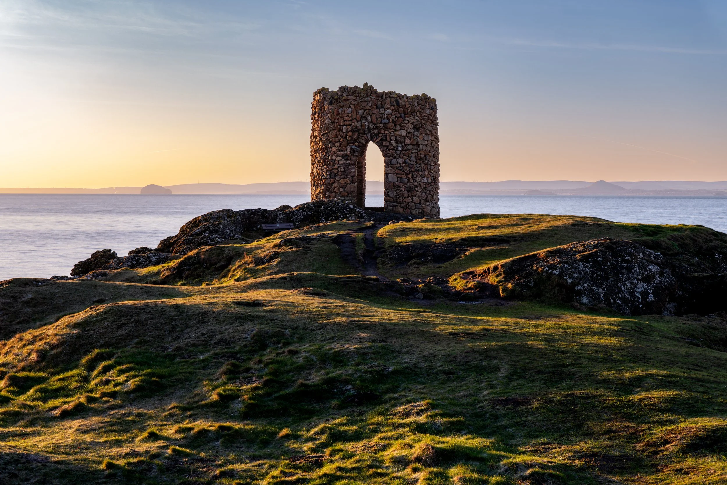 Lady's Tower, Elie at sunrise.