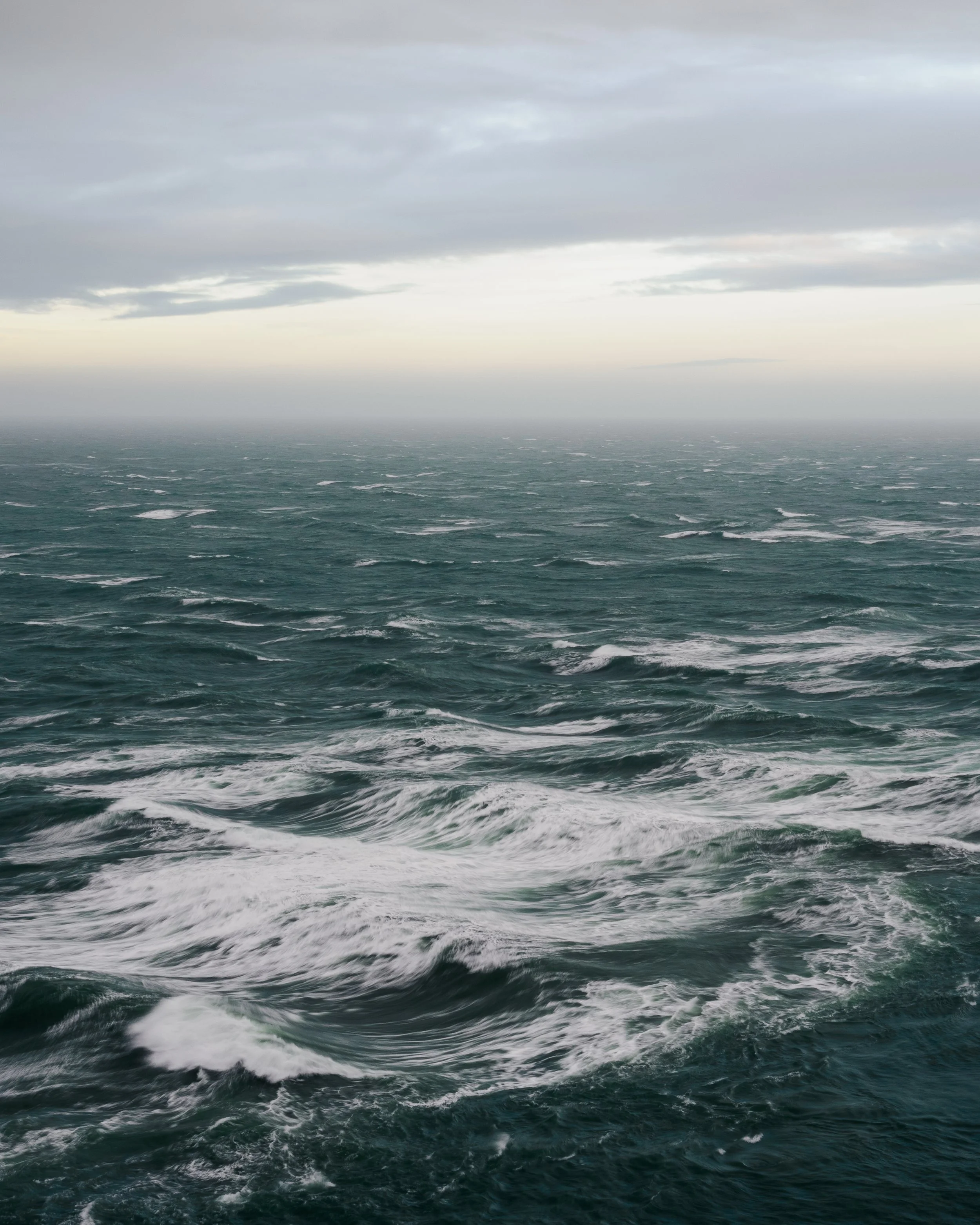 The Nine Tides phenomenon in Southern Scotland, as seen from the Mull of Galloway.