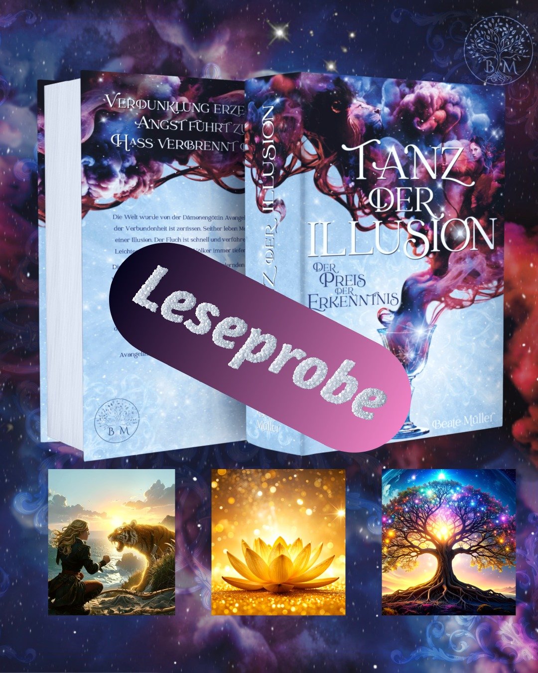 Eigenwerbung
Mein Fantasy-Epos "Tanz der Illusion - Der Preis der Erkenntnis" 

❤️Ich bin &uuml;bergl&uuml;cklich dir mein Deb&uuml;t vorstellen zu d&uuml;rfen.

🌟Du kannst es jetzt &uuml;berall im Buchhandel erwerben🌟

📚Das E-Book gibt 
