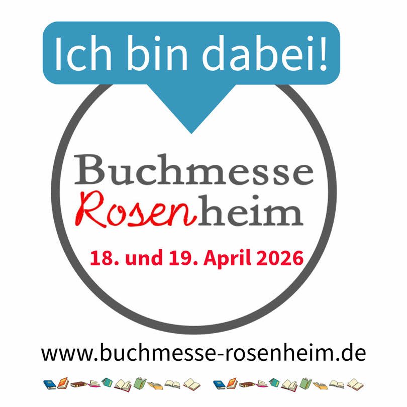 Werbeflyer von der Buchmesse Rosenheim