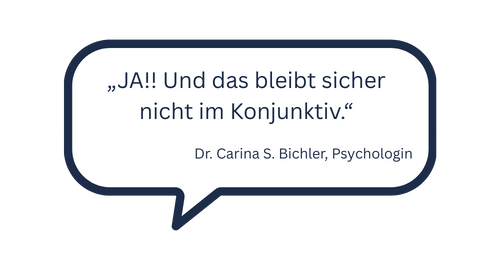 Antwort: "Ja! Und das bleibt sicher nicht im Konjunktiv."