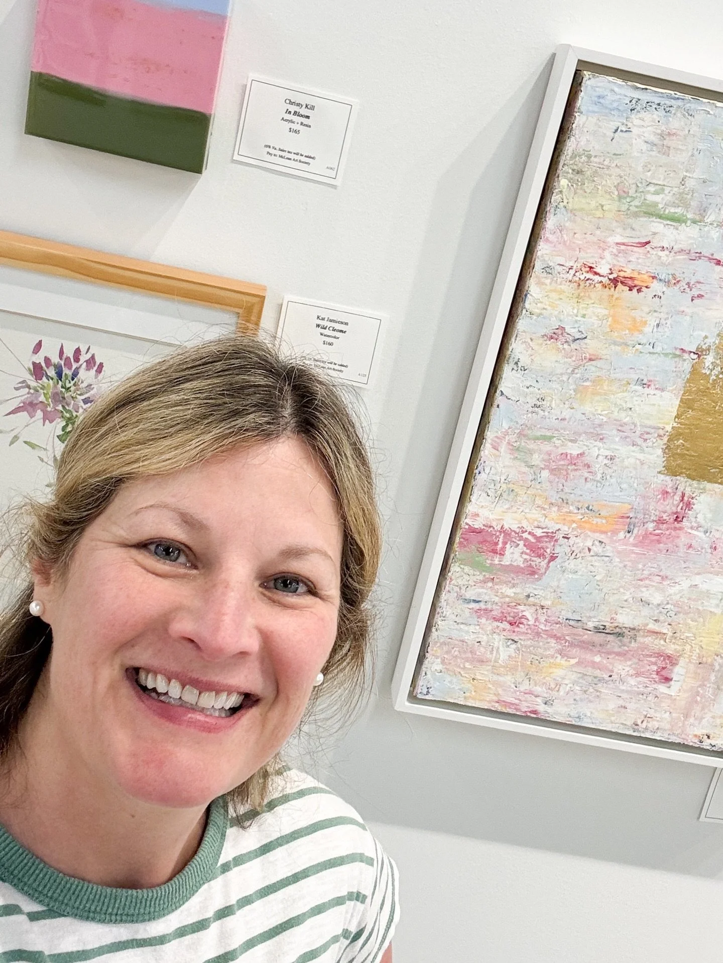 Last weekend to catch these in the gallery. New show starts next week! You can always contact me if you see a piece you like 😍

McLean Art Gallery
Chesterbrook Shopping Center
Wed-Sunday, 12-6. 

Artists run the gallery and it&rsquo;s a real gift to