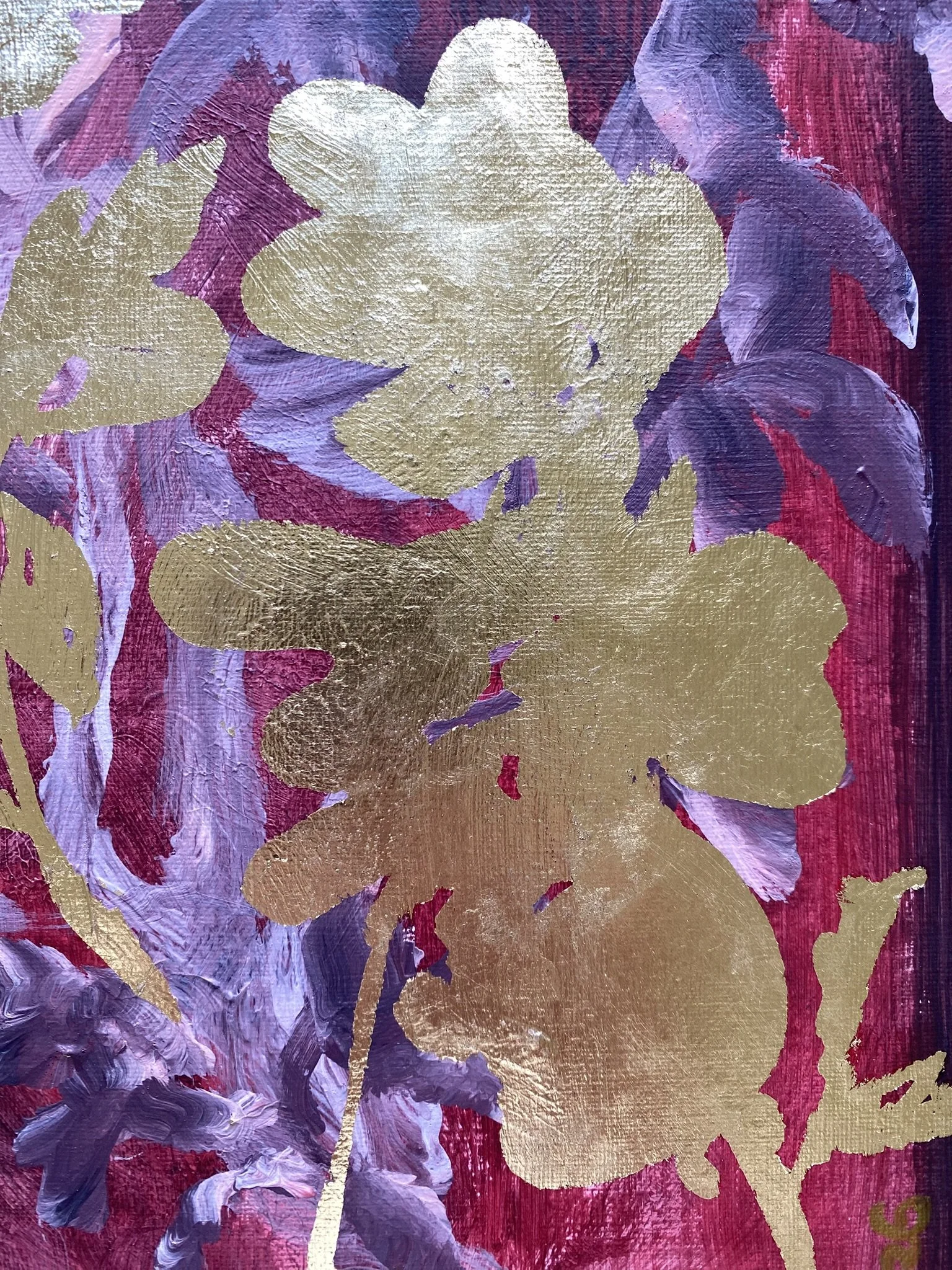 Shizico yi red rose 2026 goldleaf on paper (10).JPEG