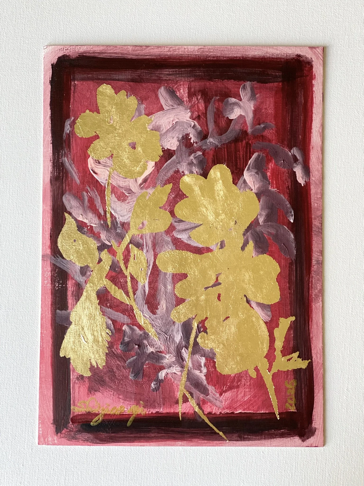 Shizico yi red rose 2026 goldleaf on paper (1).JPEG