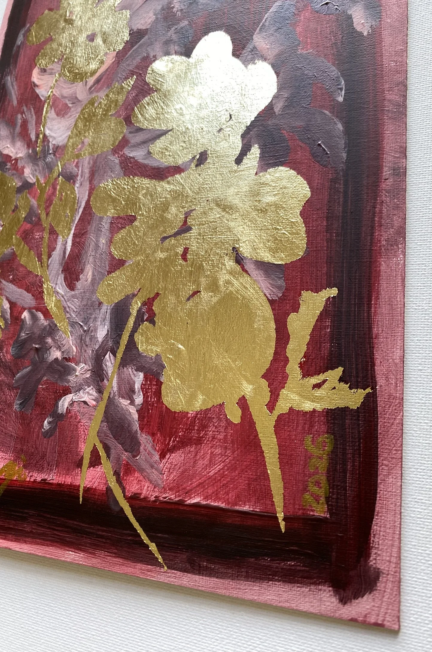 Shizico yi red rose 2026 goldleaf on paper (4).JPEG