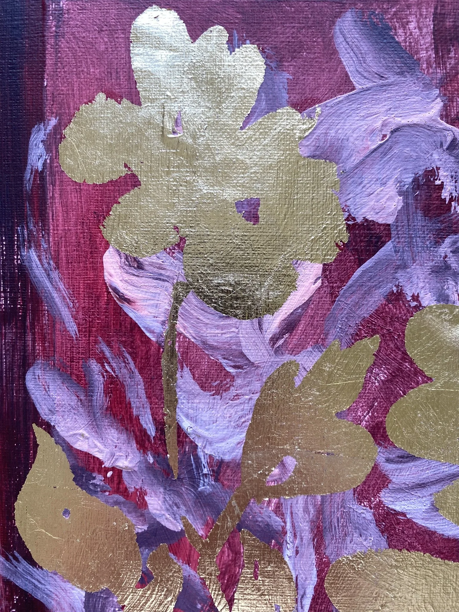 Shizico yi red rose 2026 goldleaf on paper (9).JPEG