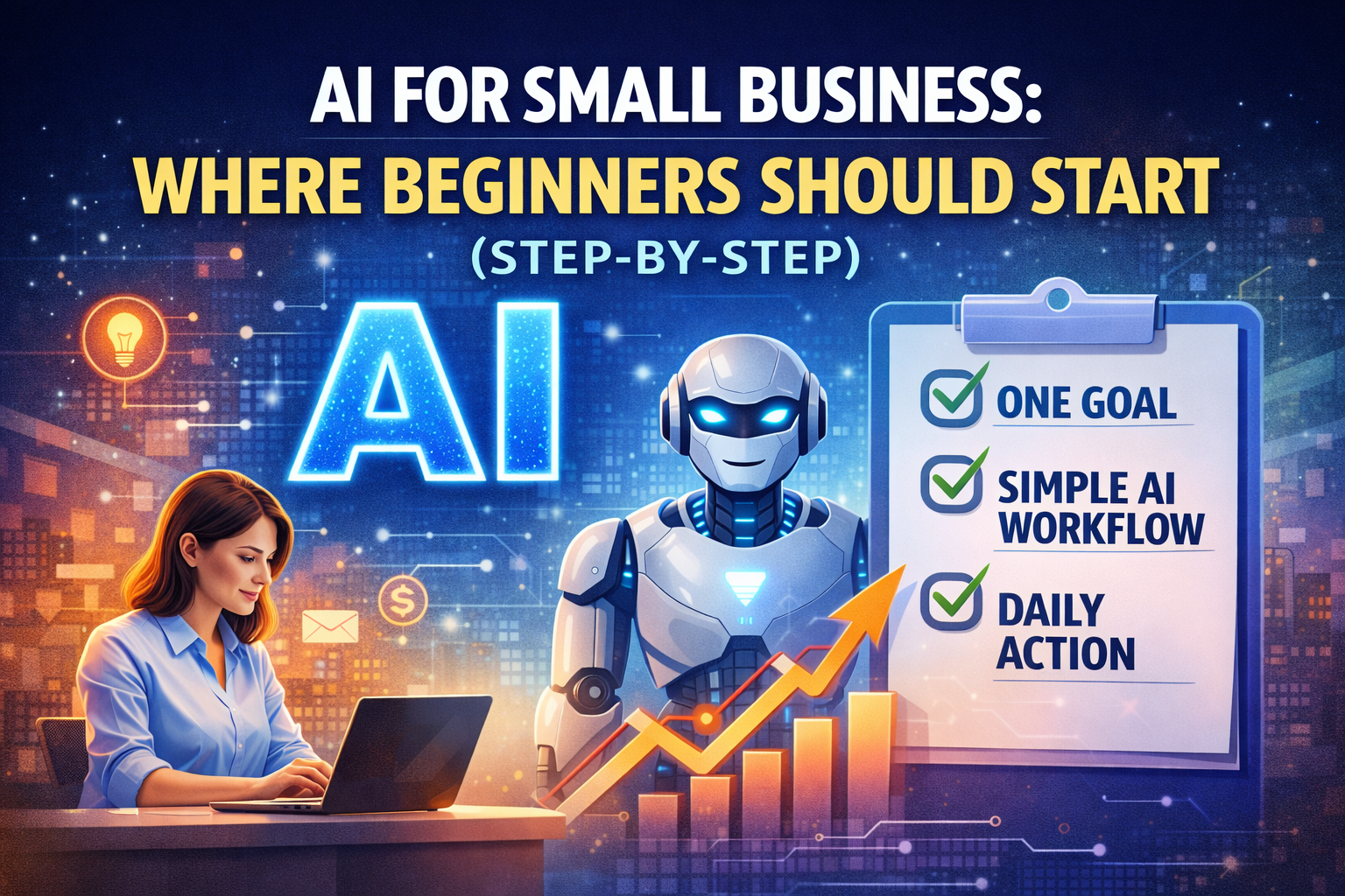 AI for Small Business: Where Beginners Should Start (Without Overwhelm)