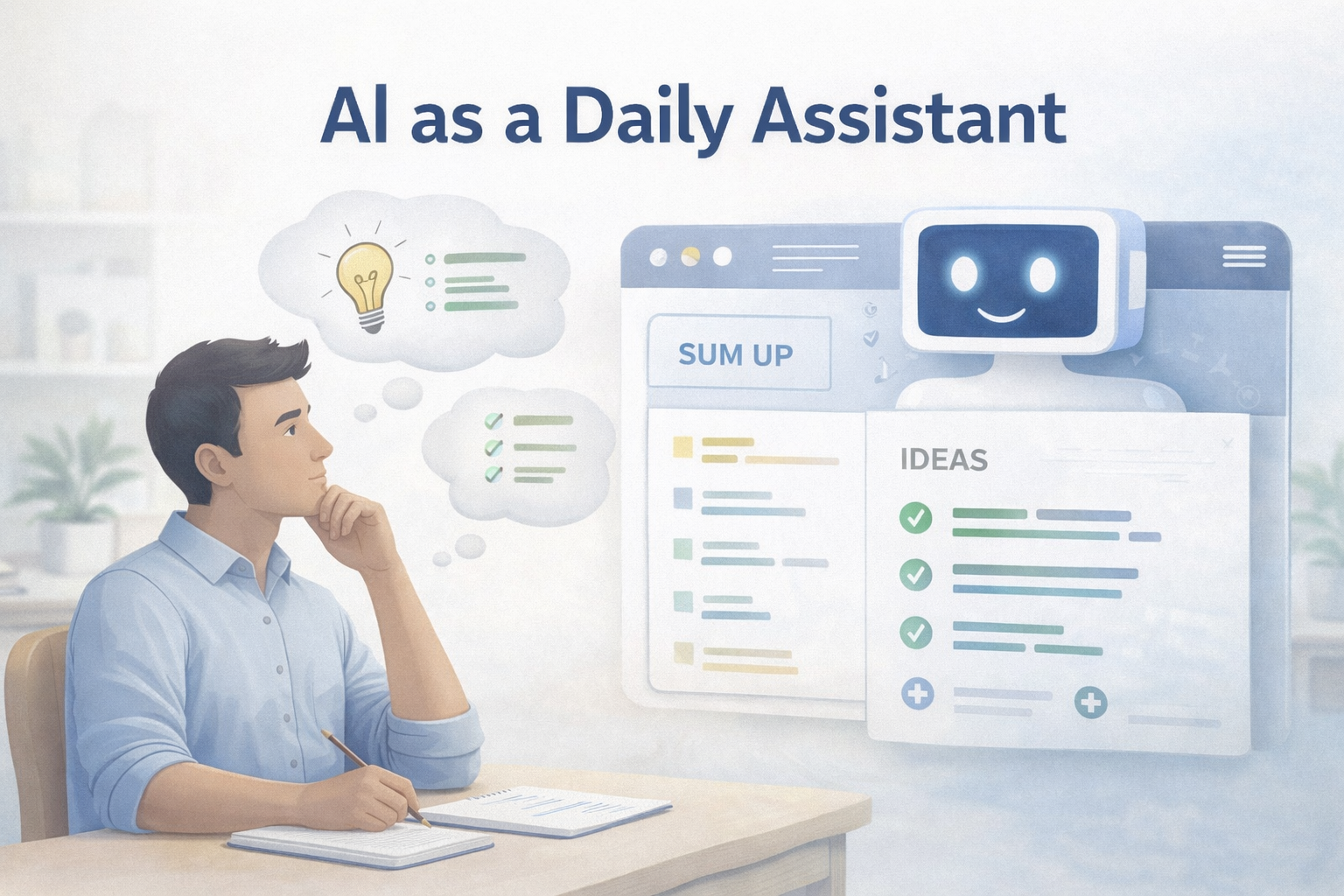 How to Use AI as a Daily Assistant (Not a Replacement for Thinking)