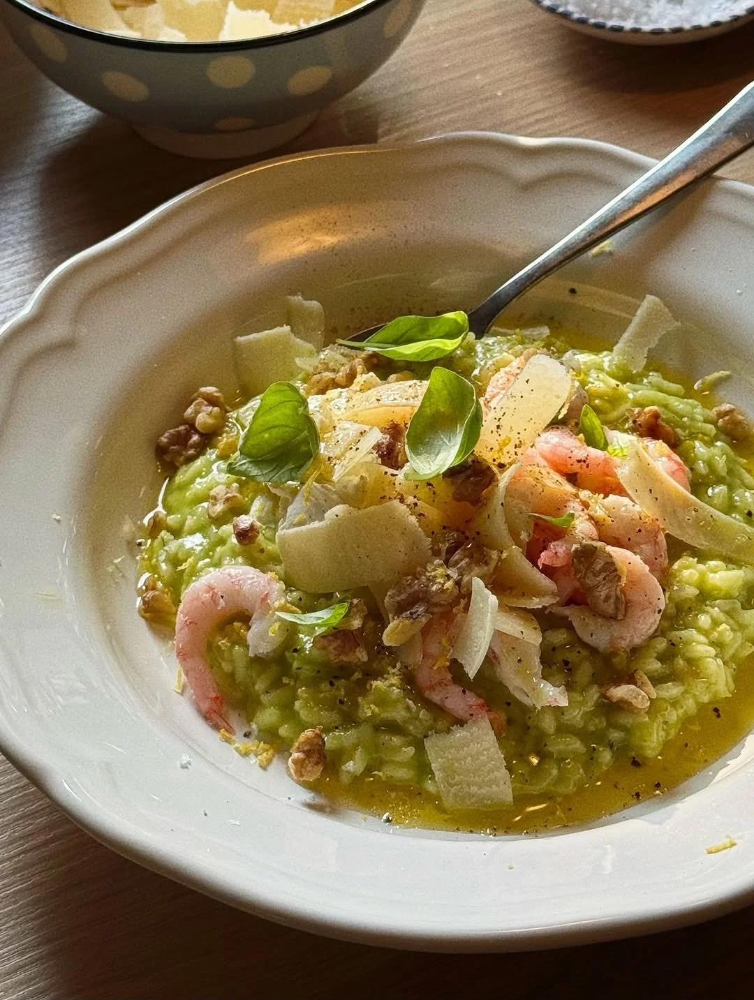 Grøn sensommer risotto