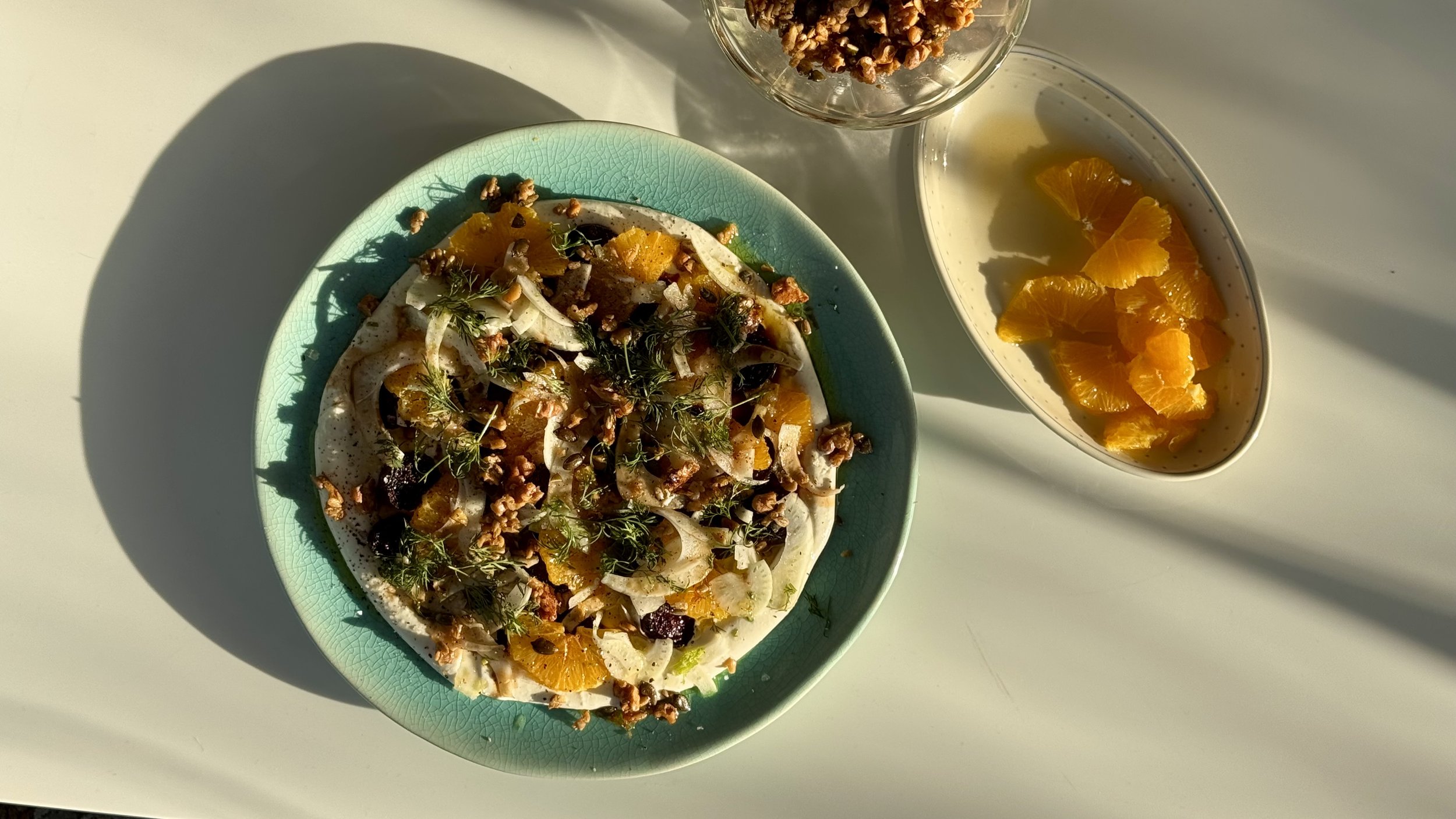 Bagte beder &amp; appelsin møder cremet ricotta