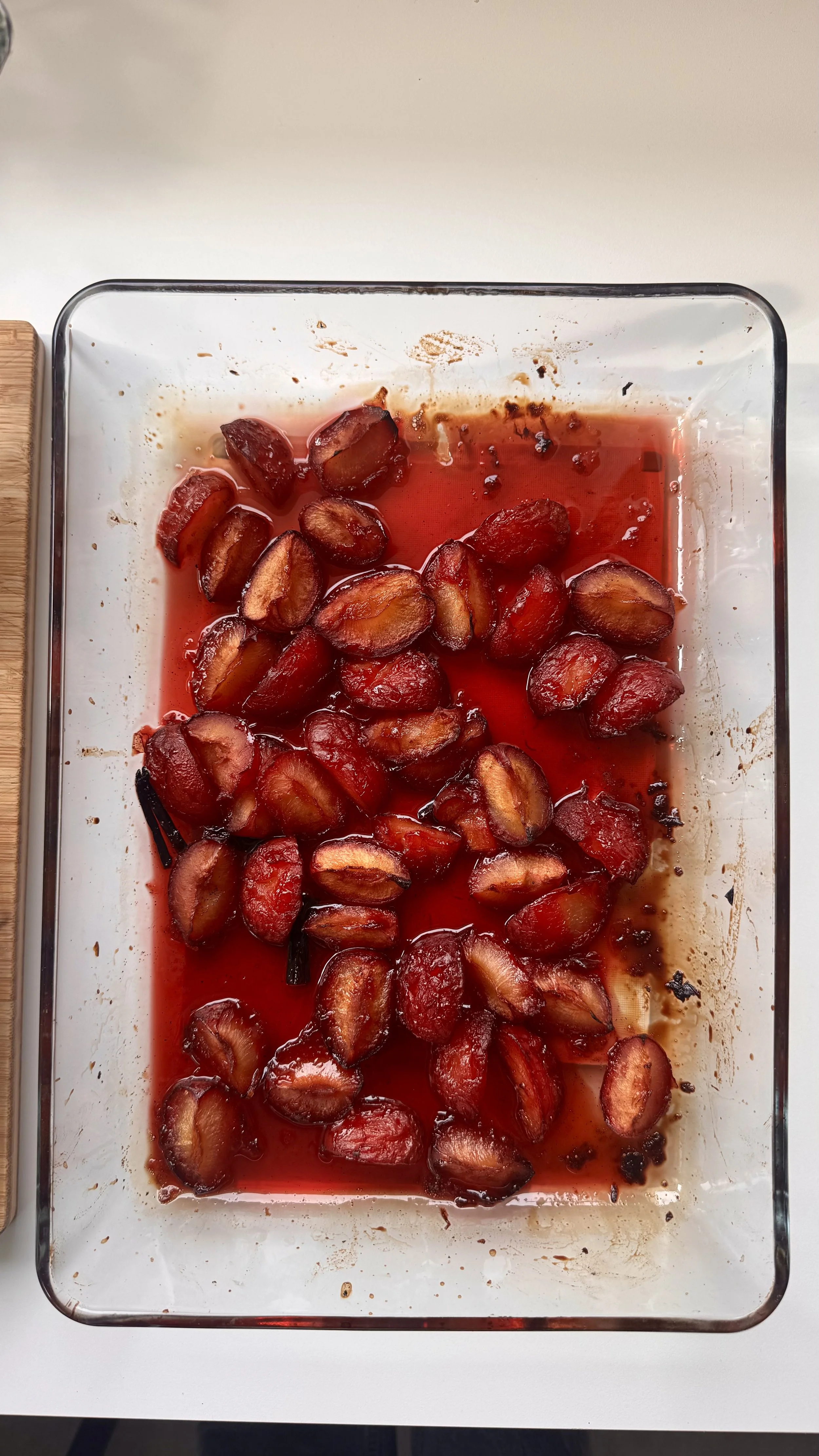 Vanilje bagte blommer