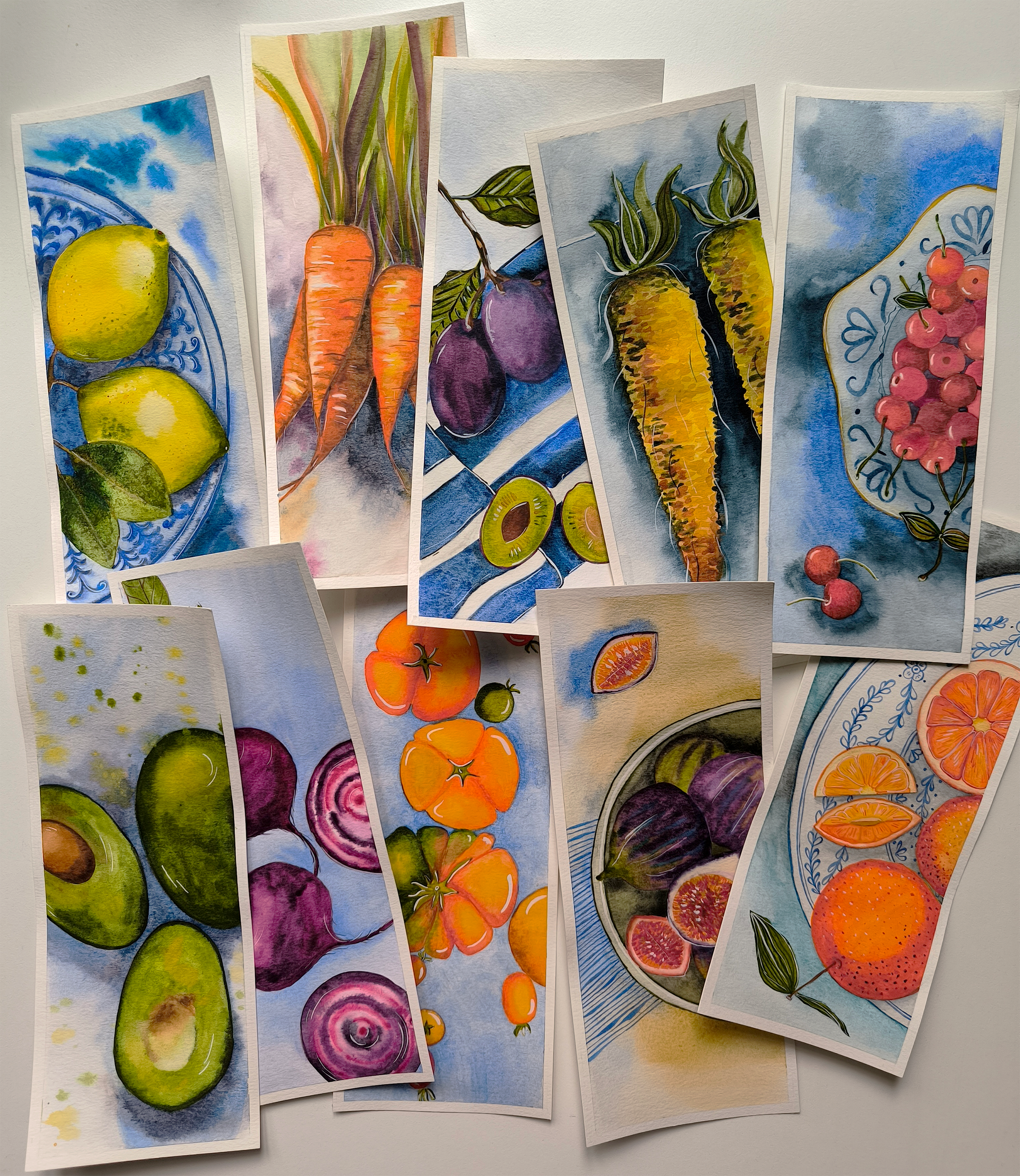 ultramarine blue series