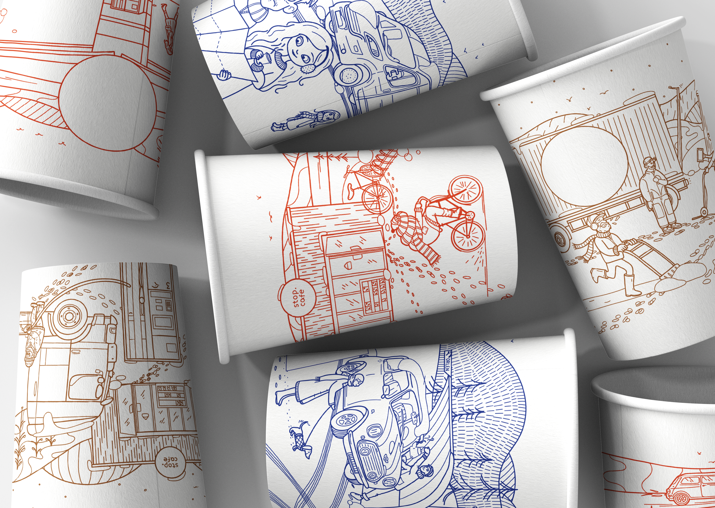 winter stories on gas station