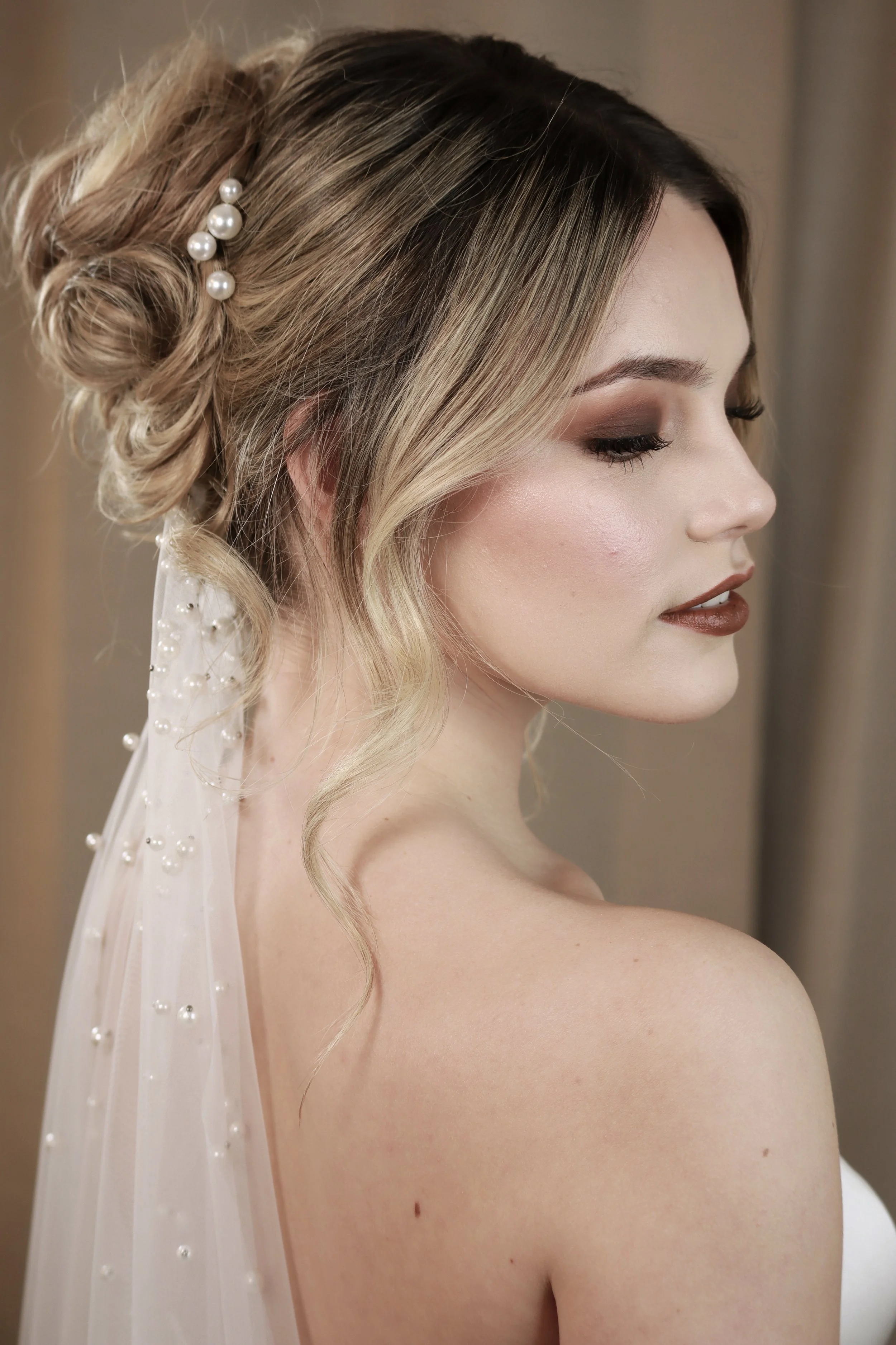 Hair and Makeup by Katie. Photography by Claire Jane. 