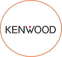 Kenwood logo on a white background