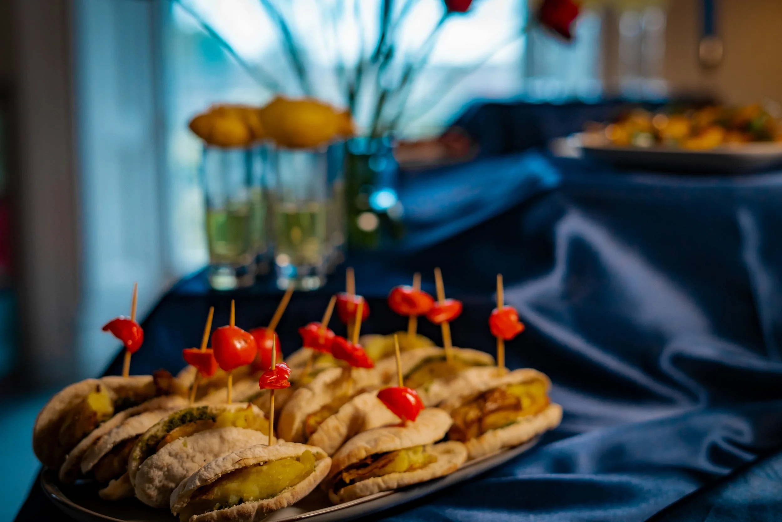 landscape of the food dishes