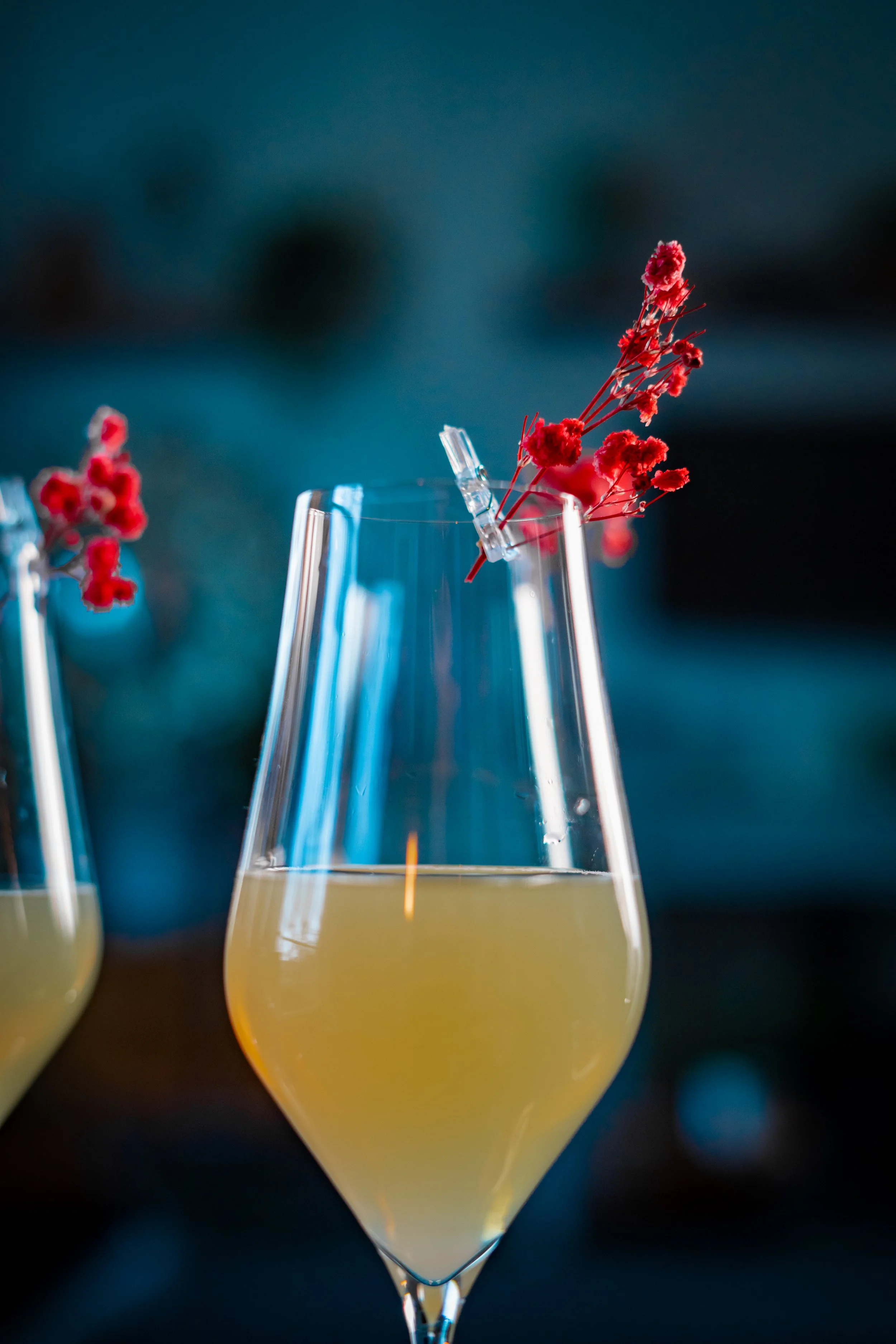 close up of wine glass