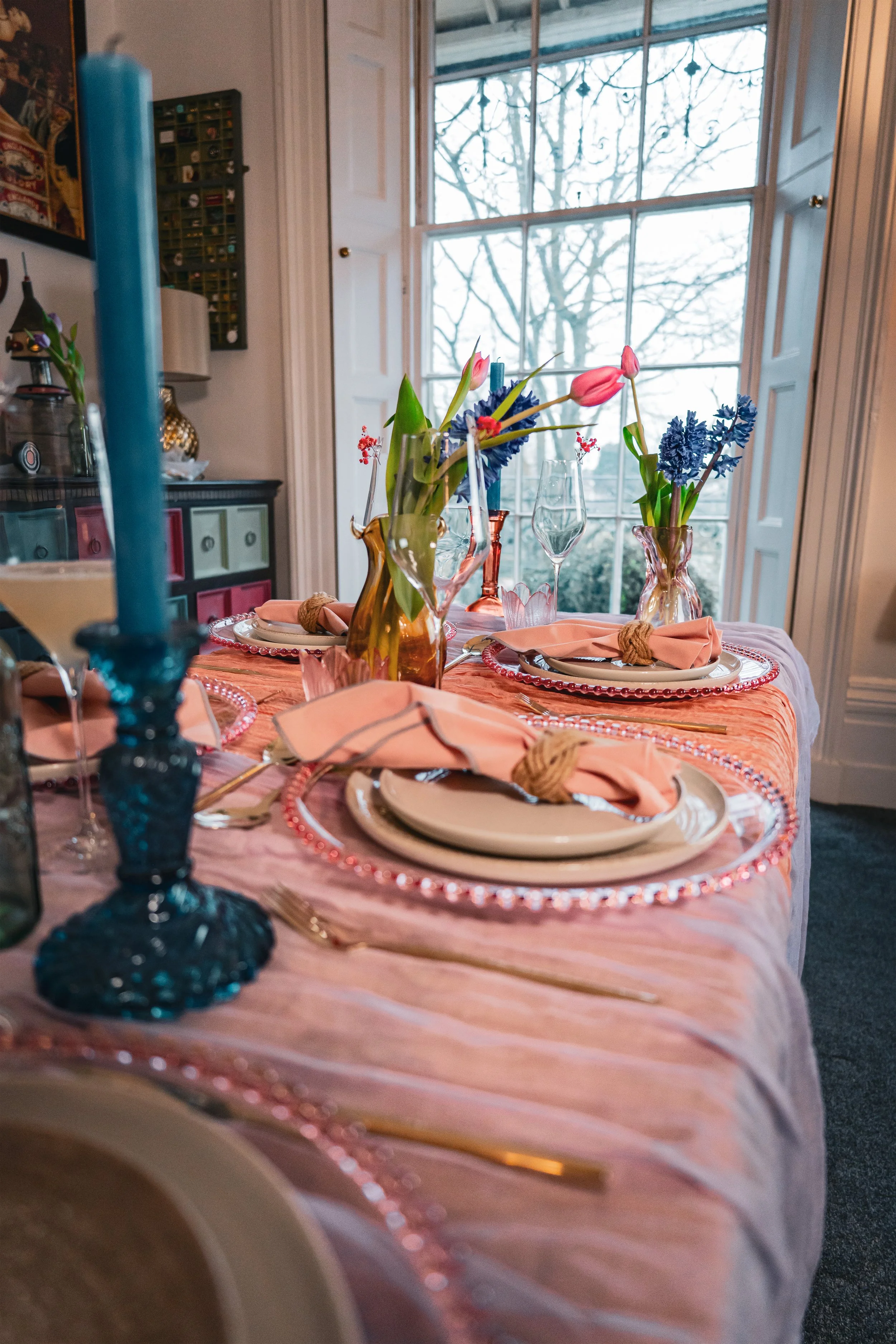 whimsical table setting 