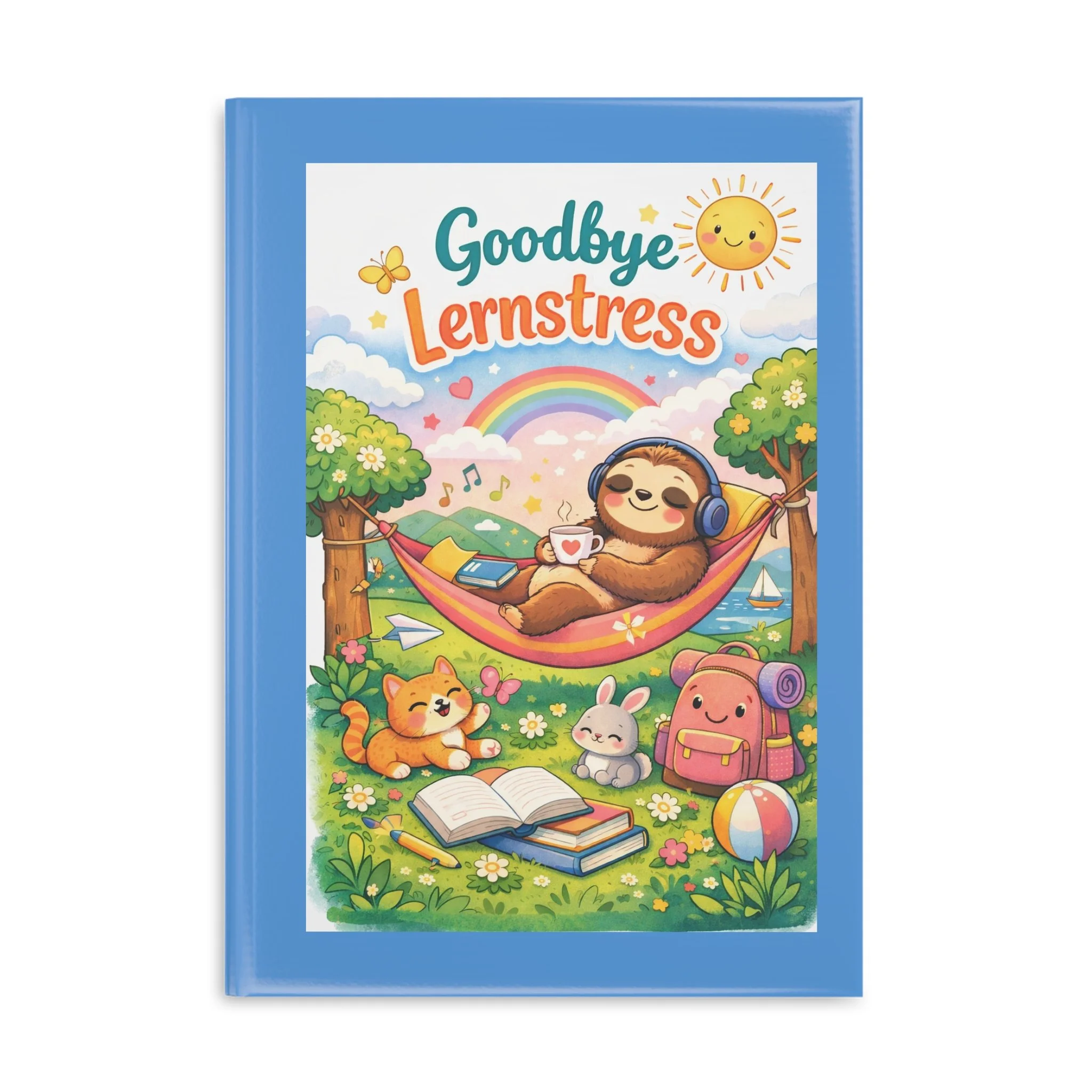 Goodbye Lernstress – Süßes Faultier Notizbuch für entspanntes Lernen