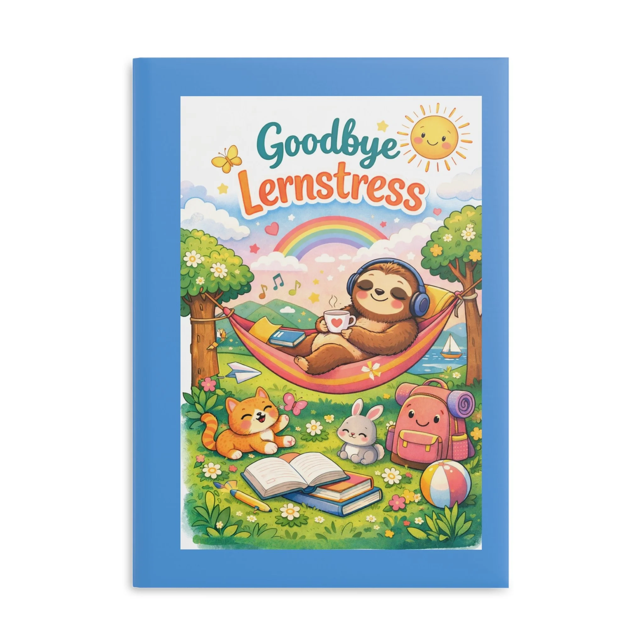 Goodbye Lernstress – Süßes Faultier Notizbuch für entspanntes Lernen