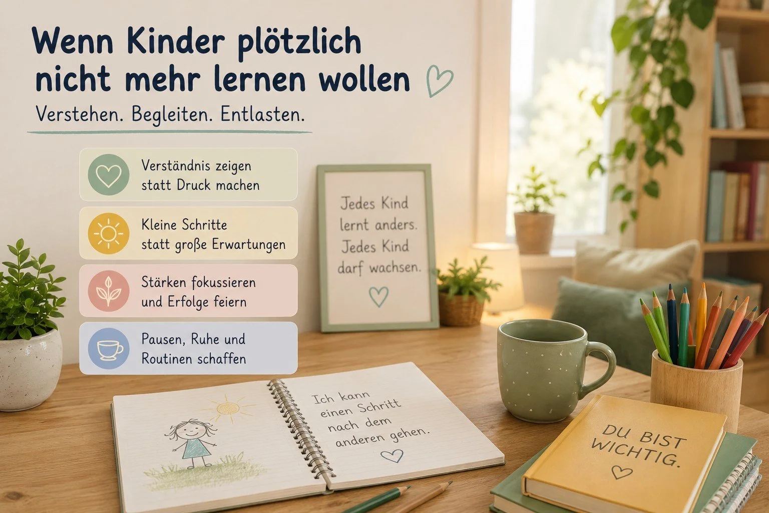 Wenn Kinder plötzlich nicht mehr lernen wollen!