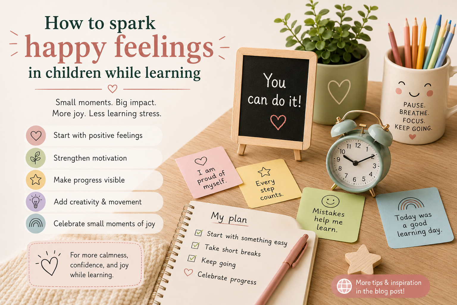 How to spark feelings of happiness in children while learning!