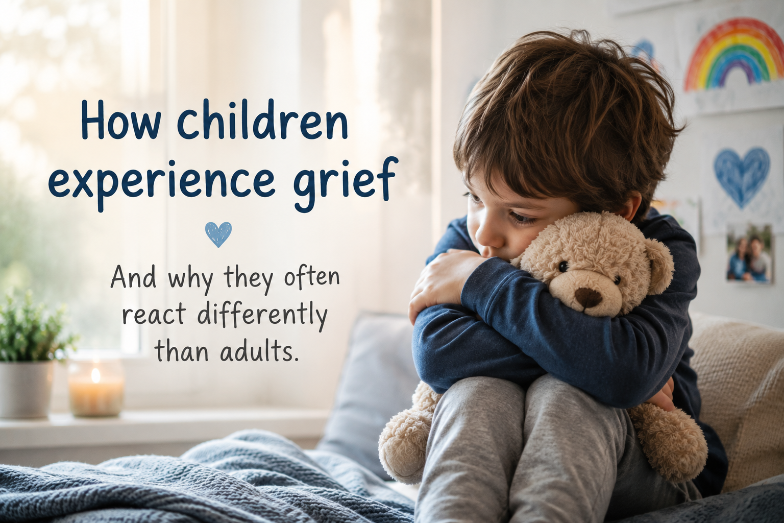 How children show grief  and why they often react differently than adults: