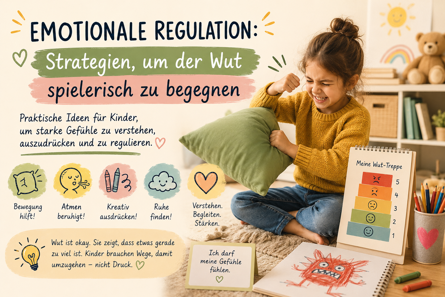 Emotionale Regulation: Strategien, um der Wut spielerisch zu begegnen!