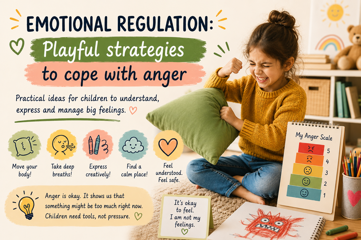 Emotional regulation: Playful ways to help children cope with anger!