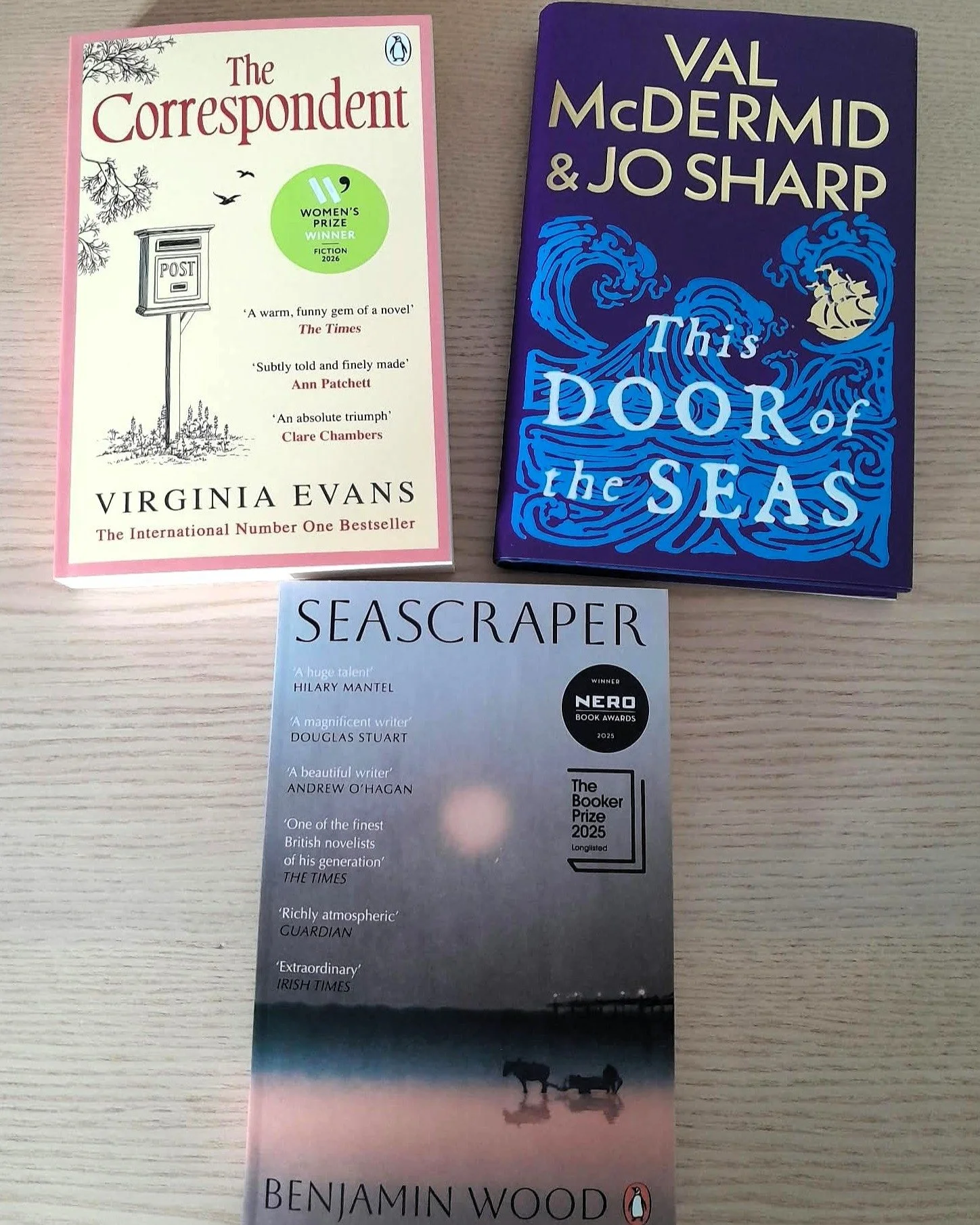 This month I've bought A LOT of books. Most of them are ebooks, but a few I decided to get in paperback... 

📕The Correspondent by Virginia Evans. I started reading this for book club months ago and really enjoyed the opening chapters, so I'd like t