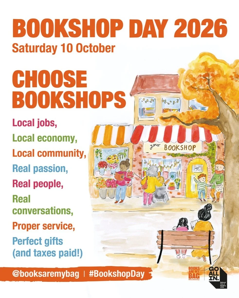 Happy Bookshop Day 2026!

If you do anything today, pop along to your local bookshop, choose a new book to enjoy and support your high street. 

Here are my favourite book shops:
@rossiter_books 
@cheltenham_waterstones 
@alisons_bookshop 
@cotswoldb