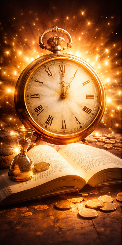 Analog wall clock with white face, black numbers, black hour and minute hands, and a thin orange second hand on a white wall.