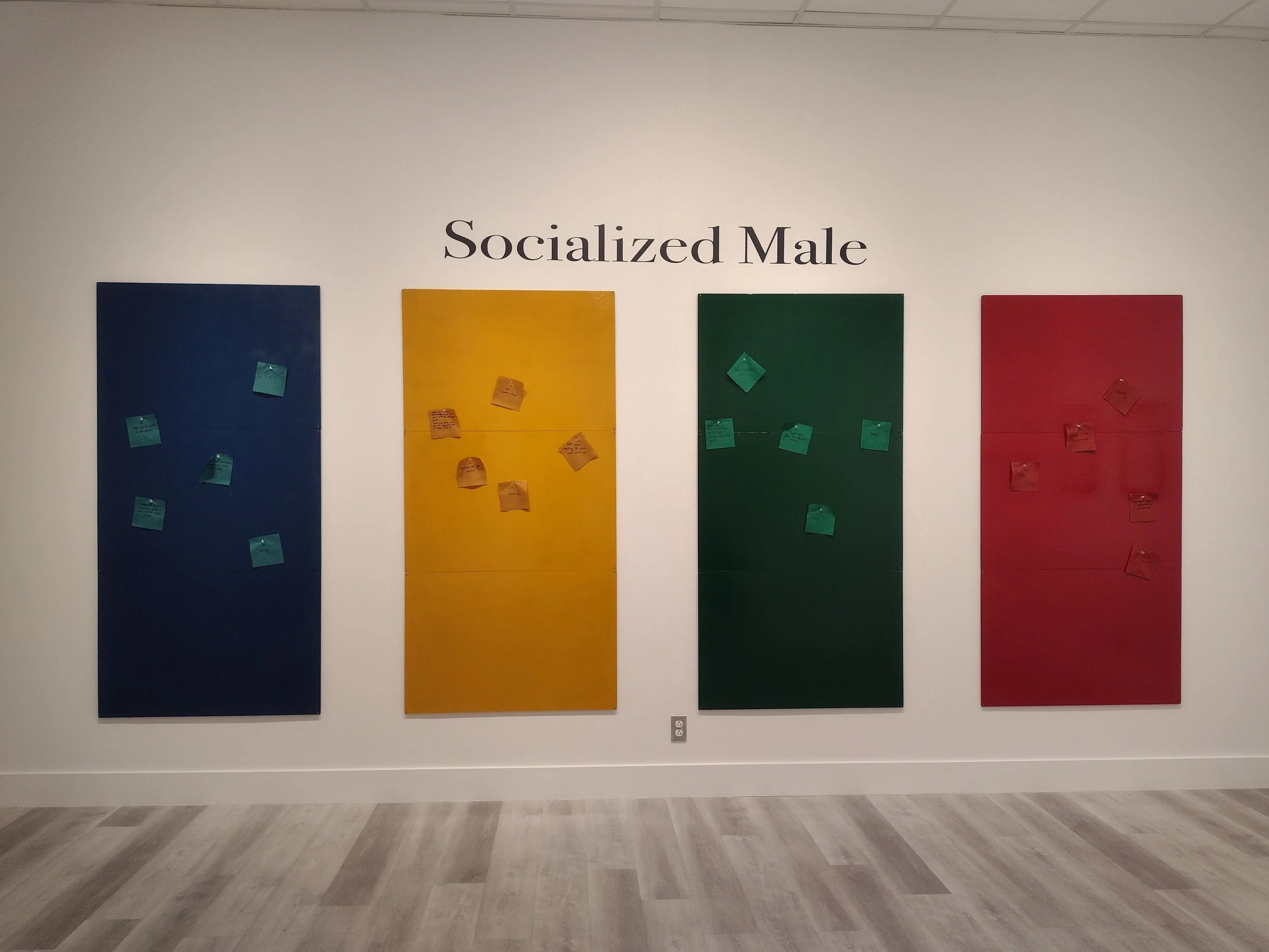 Interactive exhibition at Waldo Bates Gallery, Edinboro, PA