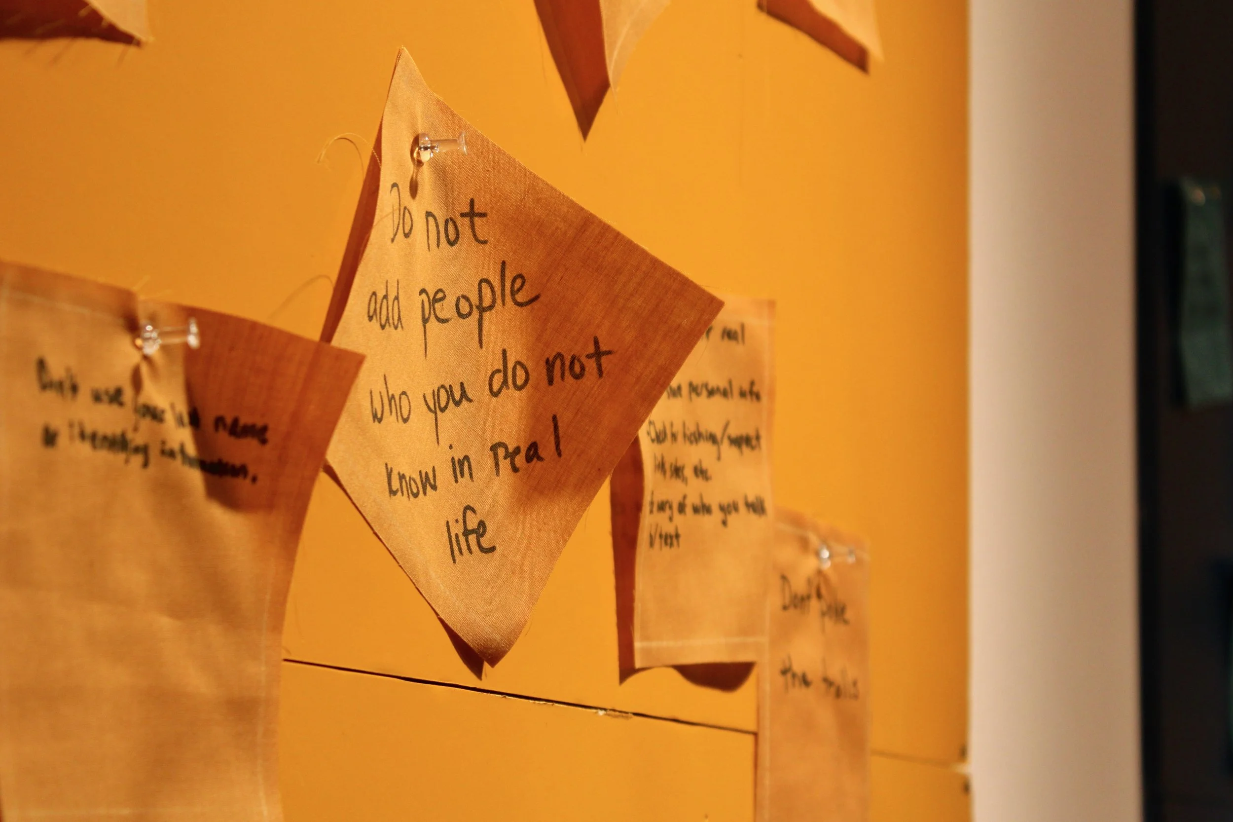 Interactive exhibition at Carlson Library University Art Gallery, Clarion PA