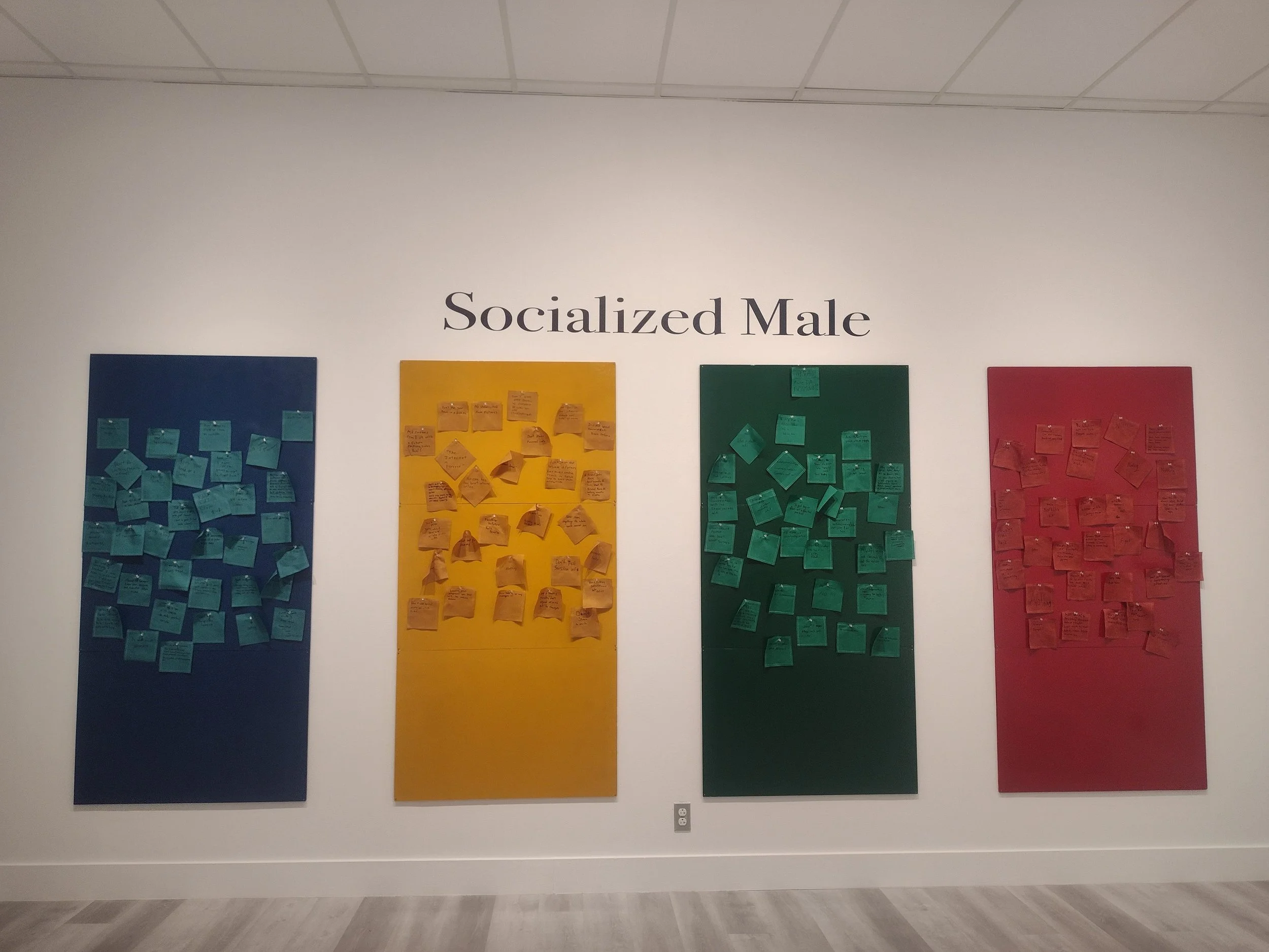 Interactive exhibition at Waldo Bates Gallery, Edinboro, PA