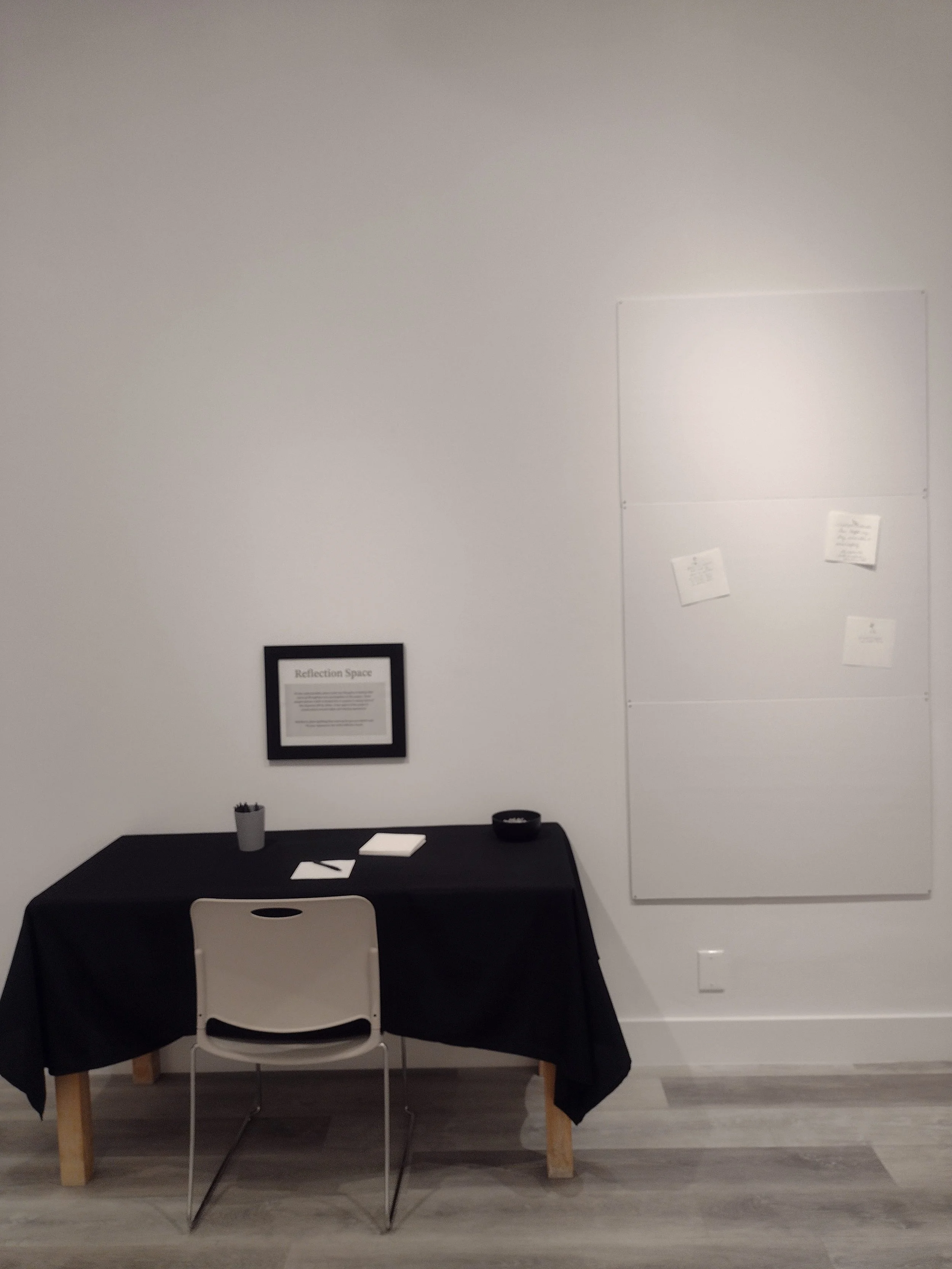 Interactive exhibition at Waldo Bates Gallery, Edinboro, PA