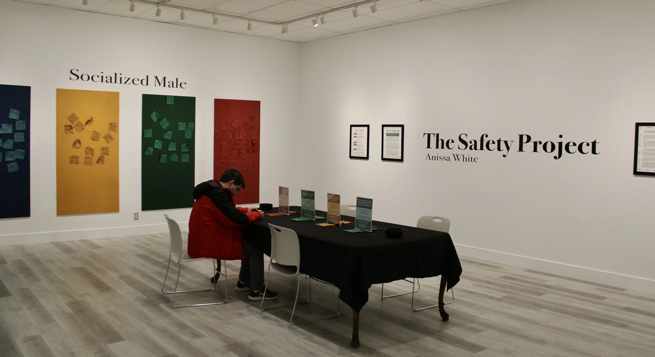 Interactive exhibition at Waldo Bates Gallery, Edinboro, PA