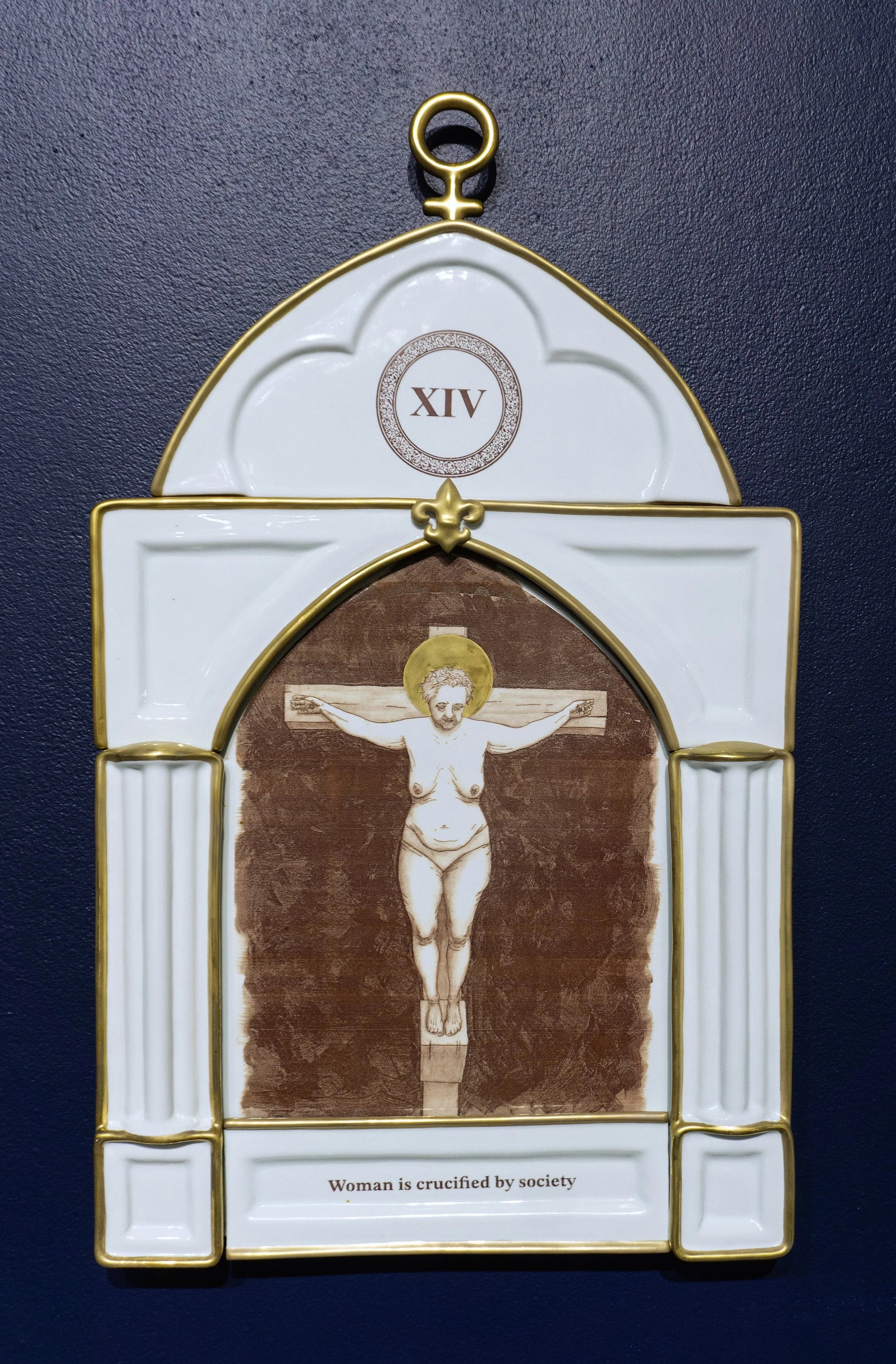 14. Woman is crucified by society