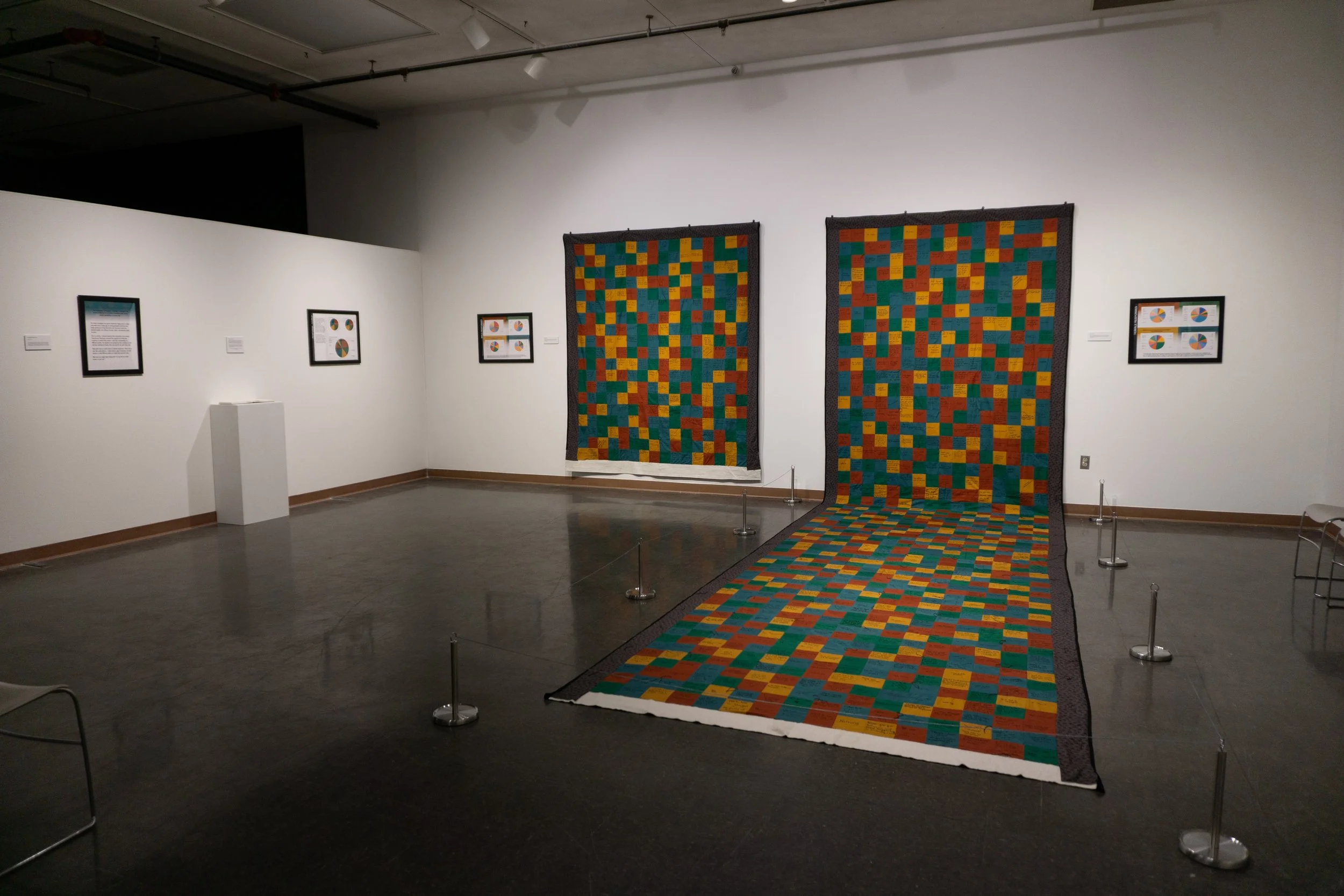 Installation at Old Bruce Gallery, Edinboro, PA