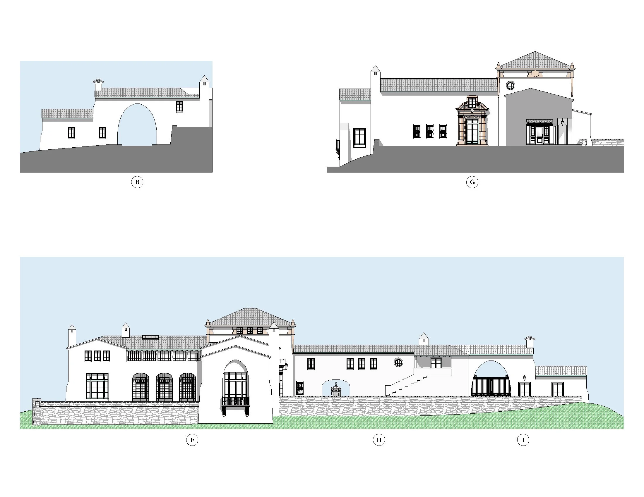 10985 Bellagio Road, Bel Air -- Elevations.jpg