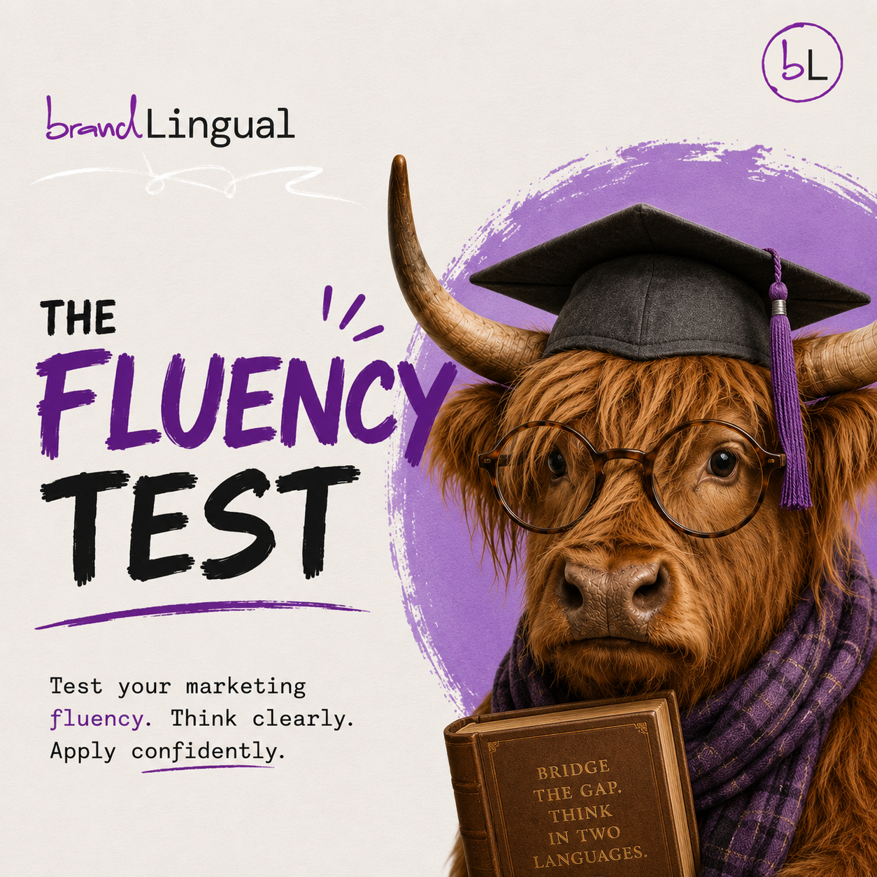 Nine questions across marketing, brand, and creative strategy. Find out your level, your strongest sphere, and which strategic languages you already speak.

Highly fluent? You'll receive an invitation to our exclusive community of co-learners.